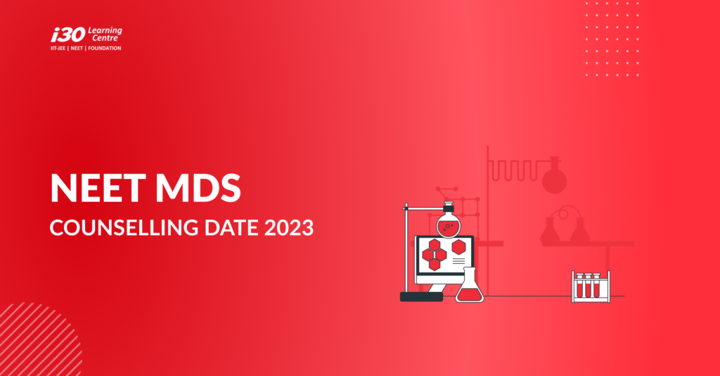 NEET MDS 2023 counseling date