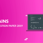 JEE Mains 2019 Question Paper Maths