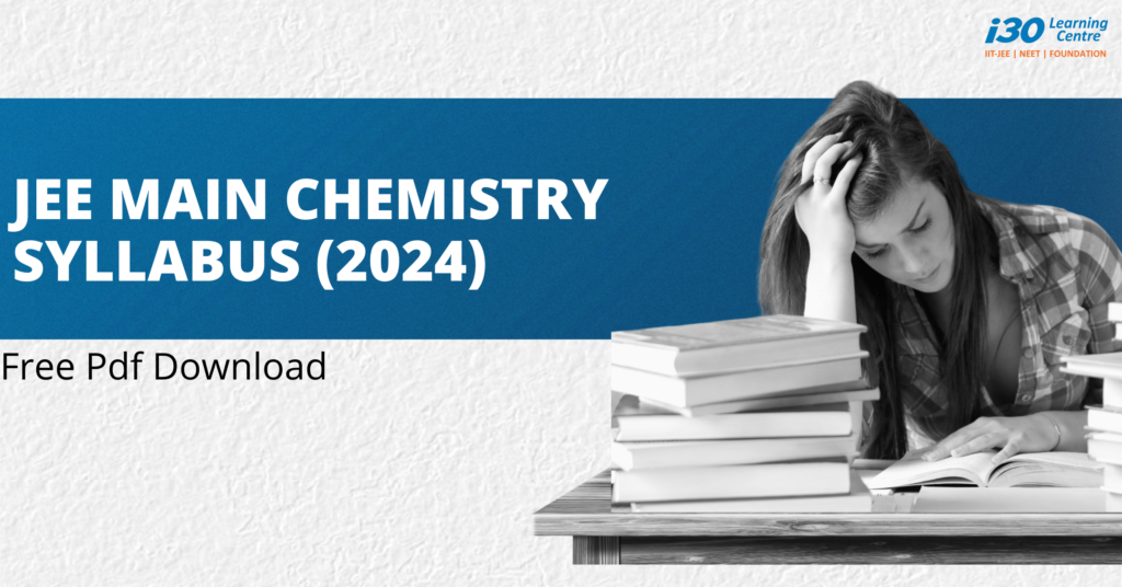 JEE MAIN CHEMISTRY SYLLABUS